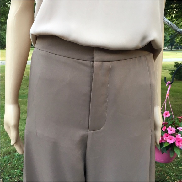 sale HIGH WAIST WIDE LEG PANTS - Picture 8 of 8